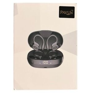 🆕-PAVUN Wireless Ear Hook Earbuds with Digital Display and Charging Case